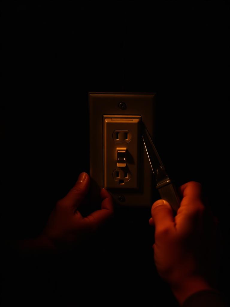 Eletricista instalando tomada residencial — aula prática de instalações do curso ELETROPRO
